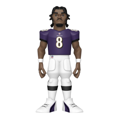 Funko Pop NFL: Ravens Lamar Jackson (with chase) 12" Vinyl Gold