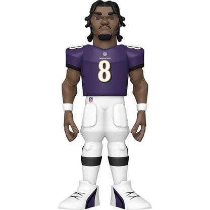 Funko Pop NFL: Ravens Lamar Jackson (with chase) 12" Vinyl Gold