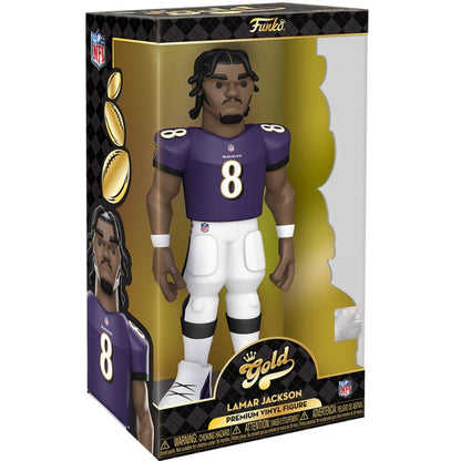 Funko Pop NFL: Ravens Lamar Jackson (with chase) 12" Vinyl Gold