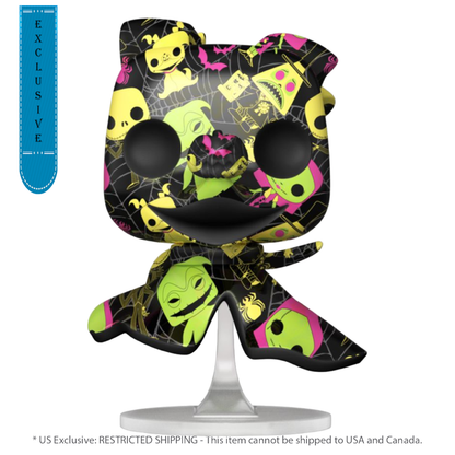 Funko Pop The Nightmare Before Christmas Zero Black Light (Artist) US Exclusive Pop! Vinyl [RS] w/Protec
