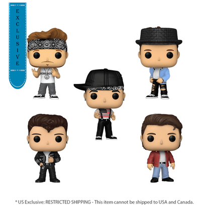 Funko Pop New Kids on the Block Band 5 Pack US Exclusive Pop! Vinyl [RS]