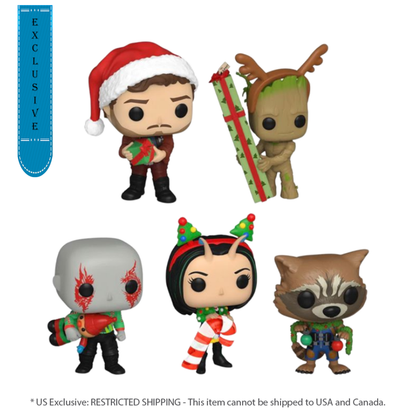 Funko Pop Guardians of the Galaxy Holiday Special US Exclusive Pop! Vinyl 5 Pack [RS]
