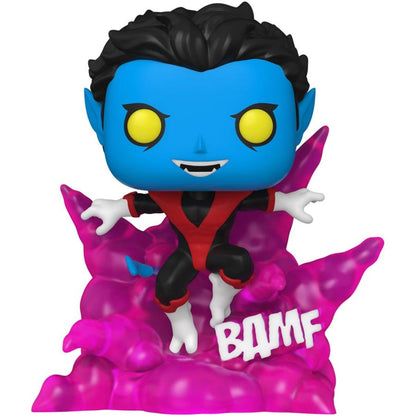 Funko Pop Marvel Comics Nightcrawler Teleporting Glow US Exclusive Pop! Deluxe [RS]