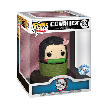 Funko Pop Demon Slayer Nezuko in Basket US Exclusive Pop! Deluxe [RS]