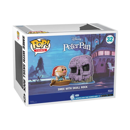 Funko Pop Peter Pan (1953) Smee with Skull Rock NYCC 2022 US Exclusive Pop! Town [RS]
