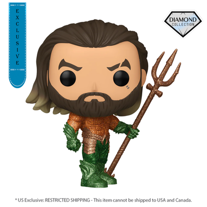 Funko Pop Aquaman and the Lost Kingdom Aquaman US Exclusive Diamond Glitter Pop! Vinyl [RS]