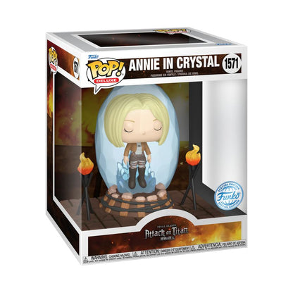 Funko Pop Attack on Titan Annie in crystal US Exclusive Pop! Deluxe [RS]