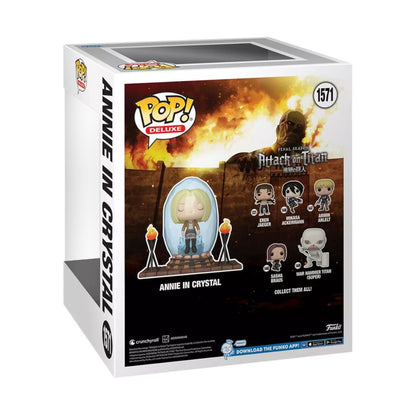 Funko Pop Attack on Titan Annie in crystal US Exclusive Pop! Deluxe [RS]
