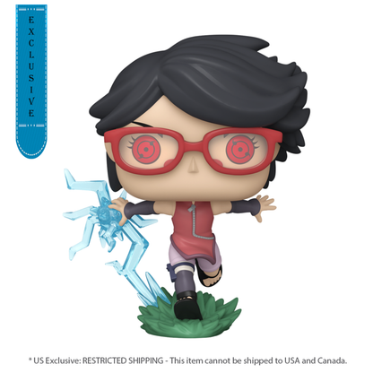 Funko Pop Boruto Sarada with Sharingan Glow US Exclusive Pop! Vinyl [RS]