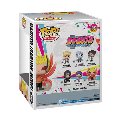 Funko Pop Boruto Naruto Baryon Mode Glow 6" US Exclusive Pop! Vinyl [RS]