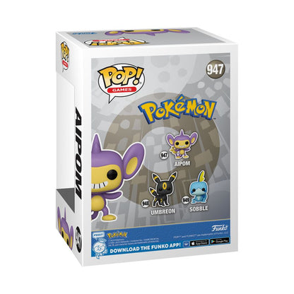 Funko Pop Pokemon Aipom Flocked Pop! Vinyl [RS]