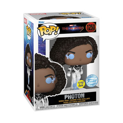 Funko Pop The Marvels (2023) Photon US Exclusive Glow Pop! Vinyl [RS]