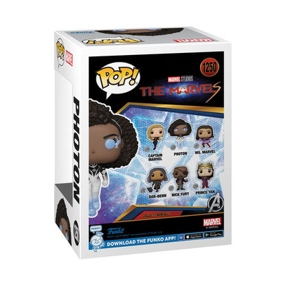 Funko Pop The Marvels (2023) Photon US Exclusive Glow Pop! Vinyl [RS]