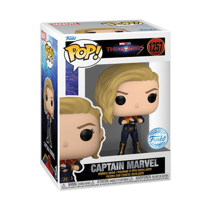 Funko Pop The Marvels (2023) Captain Marvel US Exclusive Pop! Vinyl [RS]