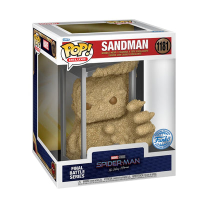 Funko Pop Spider Man: No Way Home Sandman Build A Scene US Exclusive Pop! Deluxe [RS]