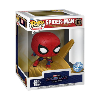 Funko Pop Spider Man: No Way Home Spider Man Build A Scene US Exclusive Pop! Deluxe [RS]