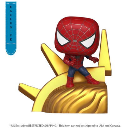 Funko Pop Spider Man: No Way Home Neighbourhood Spider Man Build A Scene US Exclusive Pop! Deluxe [RS]