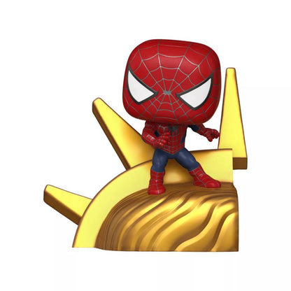 Funko Pop Spider Man: No Way Home Neighbourhood Spider Man Build A Scene US Exclusive Pop! Deluxe [RS]