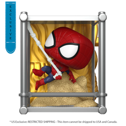 Funko Pop Spider Man: No Way Home Spider Man 3 US Exclusive Build A Scene Pop! Delluxe [RS]