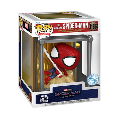 Funko Pop Spider Man: No Way Home Spider Man 3 US Exclusive Build A Scene Pop! Delluxe [RS]