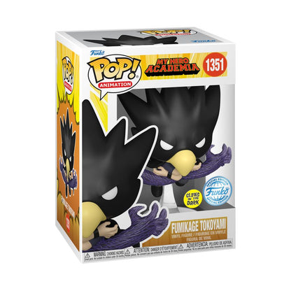 Funko Pop My Hero Academia Fumikage Tokoyami (Fallen Angel) US Exclusive Glow Pop! Vinyl [RS]