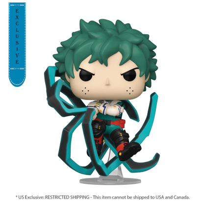 Funko Pop My Hero Academia Deku with Blackwhip US Exclusive Glow Pop! Vinyl RS