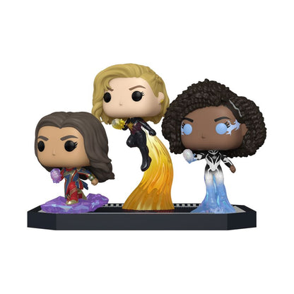 Funko Pop The Marvels (2023) Ms. Marvel, Captain Marvel & Photon US Exclusive Pop! Movie Moment [RS]