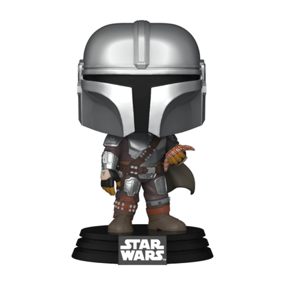 Funko Pop Star Wars: Book of Boba Fett Mandalorian with Pouch Pop! Vinyl