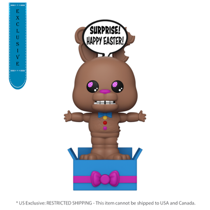 Funko Pop Five Nights at Freddy's Choc Bonnie (Easter) US Exclusive Popsies [RS]