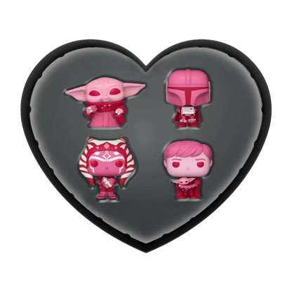 Funko Pop Star Wars: The Mandalorian Valentines Day US Exclusive Pocket Pop! 4 Pack [RS]