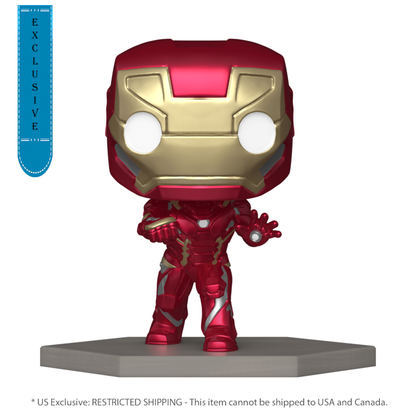 Funko Pop Captain America 3: Civil War Iron Man US Exclusive Build A Scene Pop! Vinyl [RS]
