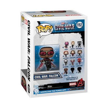 Funko Pop Captain America: Civil War Falcon US Exclusive Build A Scene Pop! Vinyl [RS]
