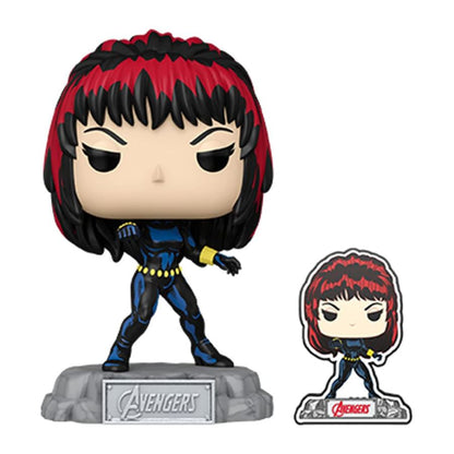Funko Pop Avengers 60th Anninversary Black Widow (with Pin) US Exclusive Pop! Vinyl [RS]