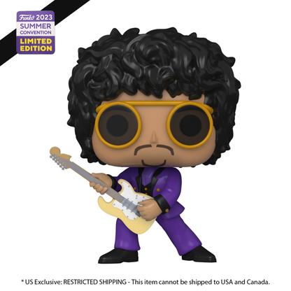 Funko Pop Jimi Hendrix Jimi Hendrix (Purple Suit) SDCC 2023 US Exclusive Pop! Vinyl [RS]