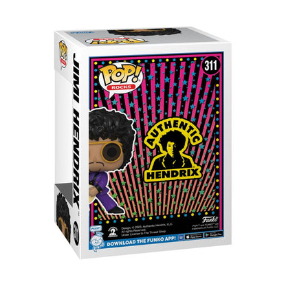 Funko Pop Jimi Hendrix Jimi Hendrix (Purple Suit) SDCC 2023 US Exclusive Pop! Vinyl [RS]