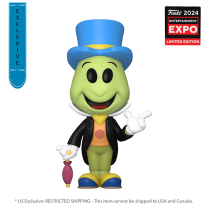 Funko Pop Pinocchio Jiminy Cricket Vinyl C2E2 2024 US Exclusive SODA (with chase) [RS]