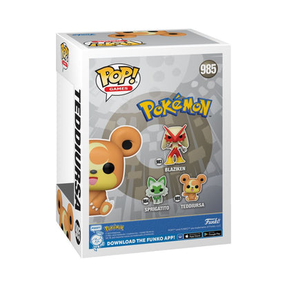 Funko Pop Pokemon Teddiursa Pop! Vinyl [RS]