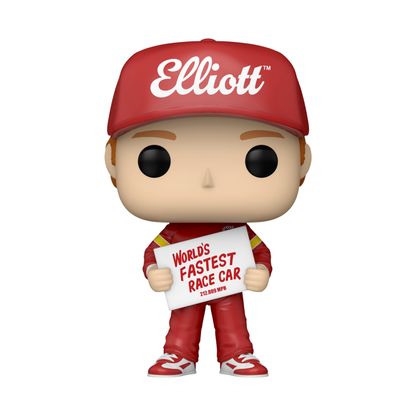 Funko Pop Nascar Bill Elliott holding Fastest Race Car Sign Pop! Vinyl