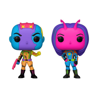Funko Pop Guardians of the Galaxy: Vol 3 Nebula & Mantis US Exclusive Blacklight Pop! 2 Pack [RS]