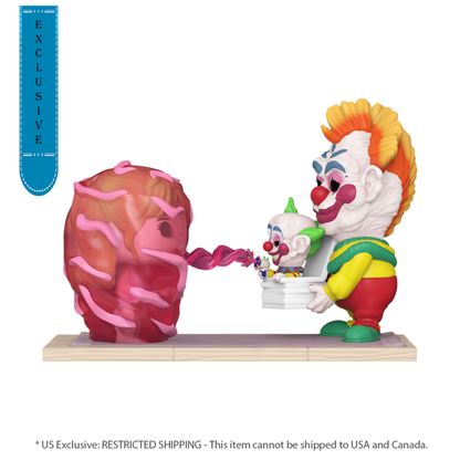 Funko Pop Killer Klowns from Outer Space Bibbo with Shorty in Pizza Box US Exclusive Pop! Moment [RS]