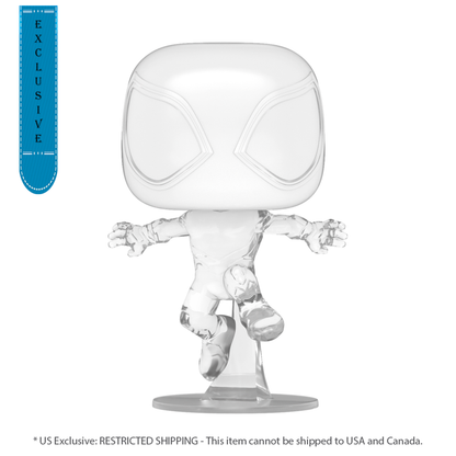 Funko Pop Spider Man: Across the Spider Verse Spider Man (Transluscent) US Exclusive Pop! Vinyl [RS]