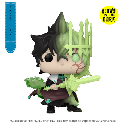 Funko Pop Black Clover Yuno (Spirit of Zephyr) US Exclusive Glow Pop! Vinyl [RS]