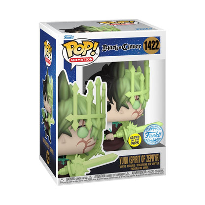 Funko Pop Black Clover Yuno (Spirit of Zephyr) US Exclusive Glow Pop! Vinyl [RS]