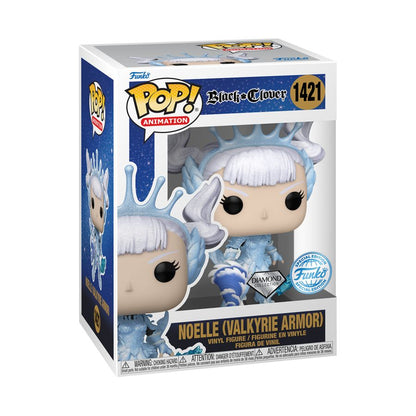 Funko Pop Black Clover Noelle in Valkyrie Armor US Exclusive Diamond Glitter Pop! Vinyl [RS]
