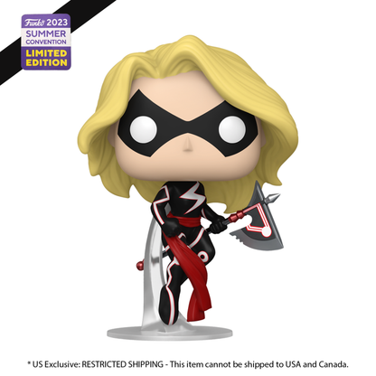 Funko Pop Captain Marvel Captain Marvel with Axe SDCC 2023 US Exclusive Pop! Vinyl [RS]