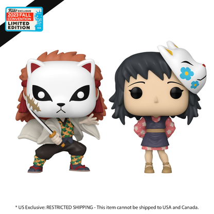 Funko Pop Demon Slayer Sabito & Makomo Pop! 2 Pack NYCC 2023 US Exclusive [RS]
