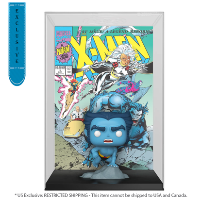 Funko Pop Marvel Comics X Men #1 (Beast) US Exclusive Pop! Comic Cover [RS]