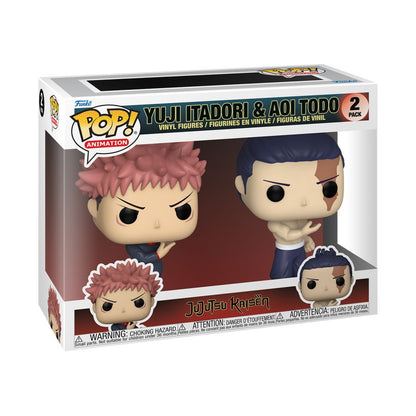 Funko Pop Jujutsu Kaisen Yuji Itadori & Aoi Todo Pop! Vinyl 2 Pack