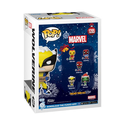 Funko Pop Marvel Comics Wolverine with Sign Holiday Pop! Vinyl
