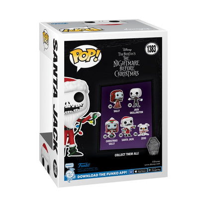 Funko Pop The Nightmare Before Christmas 30th Anniversary Santa Jack Pop! Vinyl
